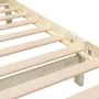 Estructura cama doble pequeña madera maciza 135x190 cm de , Camas y somieres - Ref: Foro24-3101128, Precio: 140,32 €, Descuen...