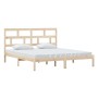 Estructura de cama de madera maciza super king 180x200 cm de , Camas y somieres - Ref: Foro24-3101233, Precio: 144,22 €, Desc...