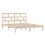 Estructura de cama de madera maciza super king 180x200 cm de , Camas y somieres - Ref: Foro24-3101233, Precio: 144,22 €, Desc...