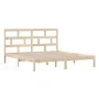 Estructura de cama de madera maciza super king 180x200 cm de , Camas y somieres - Ref: Foro24-3101233, Precio: 142,34 €, Desc...