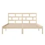 Estructura de cama de madera maciza super king 180x200 cm de , Camas y somieres - Ref: Foro24-3101233, Precio: 142,34 €, Desc...