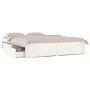 White bed frame with drawers 120x190 cm by , Beds and slatted bases - Ref: Foro24-3103494, Price: 231,98 €, Discount: %