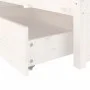 White bed frame with drawers 120x190 cm by , Beds and slatted bases - Ref: Foro24-3103494, Price: 231,98 €, Discount: %