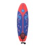 Tabla de surf azul y rojo 170 cm