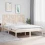 Bettgestell aus massivem Kiefernholz, 140 x 200 cm von , Betten und Lattenroste - Ref: Foro24-3103998, Preis: 122,38 €, Rabat...