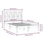 Bettgestell aus massivem Kiefernholz, 140 x 200 cm von , Betten und Lattenroste - Ref: Foro24-3103998, Preis: 122,38 €, Rabat...