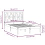 Estructura de cama madera maciza de pino 140x200 cm de , Camas y somieres - Ref: Foro24-3103998, Precio: 121,88 €, Descuento: %