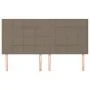 Cabeceros 4 unidades de tela gris taupe 100x5x78/88 cm de , Cabeceros y pies de cama - Ref: Foro24-3116358, Precio: 122,86 €,...
