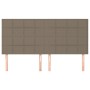 Kopfteile 4 Einheiten aus taupegrauem Stoff 100x5x78/88 cm von , Kopf- und Fußteile - Ref: Foro24-3116358, Preis: 112,02 €, R...