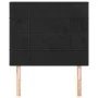 Cabeceros 2 unidades de terciopelo negro 80x5x78/88 cm de , Cabeceros y pies de cama - Ref: Foro24-3116364, Precio: 67,74 €, ...