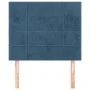 Headboards 2 units of dark blue velvet 80x5x78/88 cm by , Headboards and footboards - Ref: Foro24-3116366, Price: 61,77 €, Di...