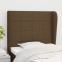 Kopfteil mit hellgrauen Stoffohren 103x23x118/128 cm von , Kopf- und Fußteile - Ref: Foro24-3117949, Preis: 75,10 €, Rabatt: %