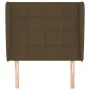 Headboard with light gray fabric ears 103x23x118/128 cm by , Headboards and footboards - Ref: Foro24-3117949, Price: 72,91 €,...