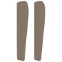 Cabecero con orejas de tela gris taupe 203x23x118/128 cm de , Cabeceros y pies de cama - Ref: Foro24-3117982, Precio: 129,64 ...