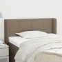 Cabecero de tela gris taupe 93x16x78/88 cm de , Cabeceros y pies de cama - Ref: Foro24-3118754, Precio: 47,92 €, Descuento: %