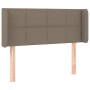 Cabecero de tela gris taupe 93x16x78/88 cm de , Cabeceros y pies de cama - Ref: Foro24-3118754, Precio: 41,35 €, Descuento: %