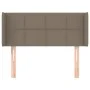Taupe gray fabric headboard 93x16x78/88 cm by , Headboards and footboards - Ref: Foro24-3118754, Price: 47,92 €, Discount: %