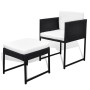 9-piece garden dining set and black synthetic rattan cushions by vidaXL, Garden sets - Ref: Foro24-42759, Price: 465,86 €, Di...