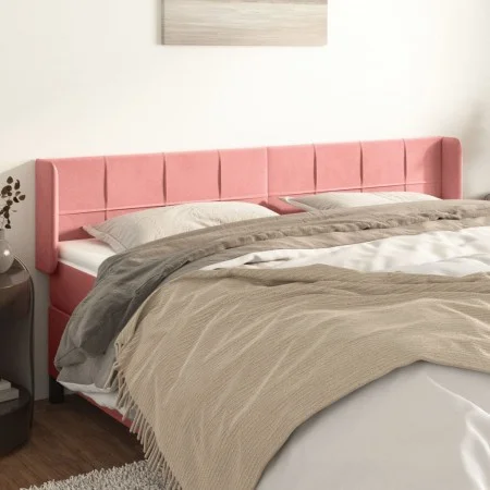 Rosa Samtkopfteil 163x16x78/88 cm von , Kopf- und Fußteile - Ref: Foro24-3118827, Preis: 70,88 €, Rabatt: %