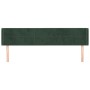 Kopfteil aus dunkelgrünem Samt, 163 x 16 x 78/88 cm von , Kopf- und Fußteile - Ref: Foro24-3118825, Preis: 66,02 €, Rabatt: %