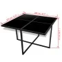 Set comedor de jardín 9 piezas y cojines ratán sintético negro de vidaXL, Conjuntos de jardín - Ref: Foro24-42759, Precio: 45...