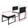 9-piece garden dining set and black synthetic rattan cushions by vidaXL, Garden sets - Ref: Foro24-42759, Price: 459,79 €, Di...