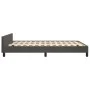 Dark gray velvet bed frame with headboard 140x190 cm by , Beds and slatted bases - Ref: Foro24-3125752, Price: 211,16 €, Disc...