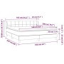 Boxspringbett mit dunkelgrauer Samtmatratze 160x200 cm von , Betten und Lattenroste - Ref: Foro24-3127500, Preis: 493,84 €, R...