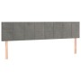 Box spring bed with light gray velvet mattress 160x200 cm by , Beds and slatted bases - Ref: Foro24-3130967, Price: 481,71 €,...