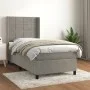 Cama box spring con colchón terciopelo gris claro 80x200 cm de , Camas y somieres - Ref: Foro24-3132645, Precio: 331,96 €, De...