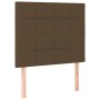 Box spring bed with dark brown fabric mattress 120x200 cm by , Beds and slatted bases - Ref: Foro24-3136584, Price: 455,52 €,...