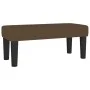 Box spring bed with dark brown fabric mattress 120x200 cm by , Beds and slatted bases - Ref: Foro24-3136584, Price: 447,46 €,...