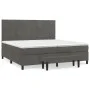 Boxspringbett mit dunkelgrauer Samtmatratze 200x200 cm von , Betten und Lattenroste - Ref: Foro24-3137864, Preis: 706,56 €, R...