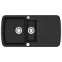 Kitchen sink with two granite bowls by vidaXL, Sinks - Ref: Foro24-142946, Price: 232,68 €, Discount: %