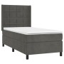 Boxspringbett mit Matratze und dunkelgrauem LED-Samt 80x200 cm von , Betten und Lattenroste - Ref: Foro24-3139530, Preis: 339...