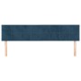 Headboards 2 units of dark blue velvet 80x5x78/88 cm by , Headboards and footboards - Ref: Foro24-346072, Price: 53,36 €, Dis...