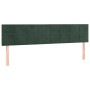 Cabeceros 2 unidades de terciopelo verde oscuro 90x5x78/88 cm de , Cabeceros y pies de cama - Ref: Foro24-346085, Precio: 70,...