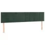 Cabeceros 2 unidades de terciopelo verde oscuro 90x5x78/88 cm de , Cabeceros y pies de cama - Ref: Foro24-346085, Precio: 72,...