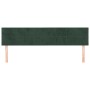 Cabeceros 2 unidades de terciopelo verde oscuro 90x5x78/88 cm de , Cabeceros y pies de cama - Ref: Foro24-346085, Precio: 70,...