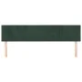 Kopfteile 2 Einheiten aus dunkelgrünem Samt 90x5x78/88 cm von , Kopf- und Fußteile - Ref: Foro24-346085, Preis: 68,93 €, Raba...