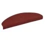 Alfombrilla de escaleras 15 uds tela punzonada 65x21x4 cm rojo de vidaXL, Alfombrillas para escalones - Ref: Foro24-132700, P...