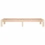 Solid wood bed frame 75x190 cm by , Beds and slatted bases - Ref: Foro24-810325, Price: 62,46 €, Discount: %