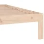 Bettgestell aus Massivholz 75x190 cm von , Betten und Lattenroste - Ref: Foro24-810325, Preis: 63,23 €, Rabatt: %