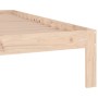 Estructura de cama madera maciza 75x190 cm de , Camas y somieres - Ref: Foro24-810325, Precio: 63,20 €, Descuento: %