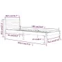 Solid pine wood bed frame 75x190 cm by , Beds and slatted bases - Ref: Foro24-810390, Price: 61,07 €, Discount: %