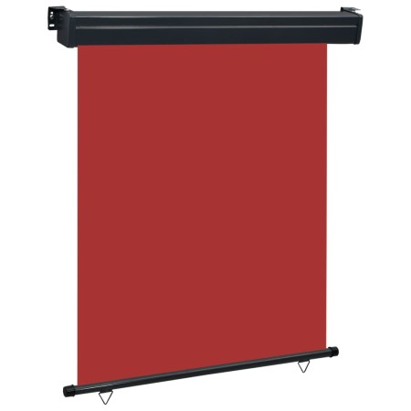 Toldo lateral de balcón rojo 140x250 cm de , Sombrillas - Ref: Foro24-48427, Precio: 64,40 €, Descuento: %