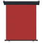 Toldo lateral de balcón rojo 140x250 cm de , Sombrillas - Ref: Foro24-48427, Precio: 64,40 €, Descuento: %