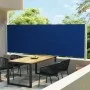 Toldo lateral retráctil para patio azul 600x160 cm de , Sombrillas - Ref: Foro24-313377, Precio: 86,59 €, Descuento: %