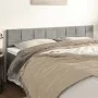 Kopfteile 2 Einheiten aus hellgrauem Samt 80x5x78/88 cm von , Kopf- und Fußteile - Ref: Foro24-346068, Preis: 73,21 €, Rabatt: %