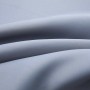 Cortina opaca con anillas de metal gris 290x245 cm